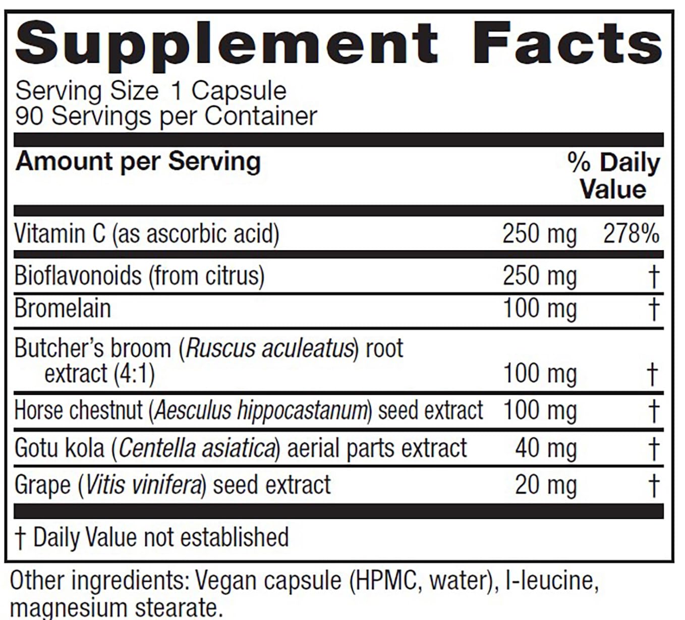 Vitanica VeinoBlend cápsulas cercanas destacan formato vegano y consumo fácil.