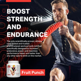 Vitargo cuchara medidora sabor fruta ideal para mezclar intra-entrenamiento.