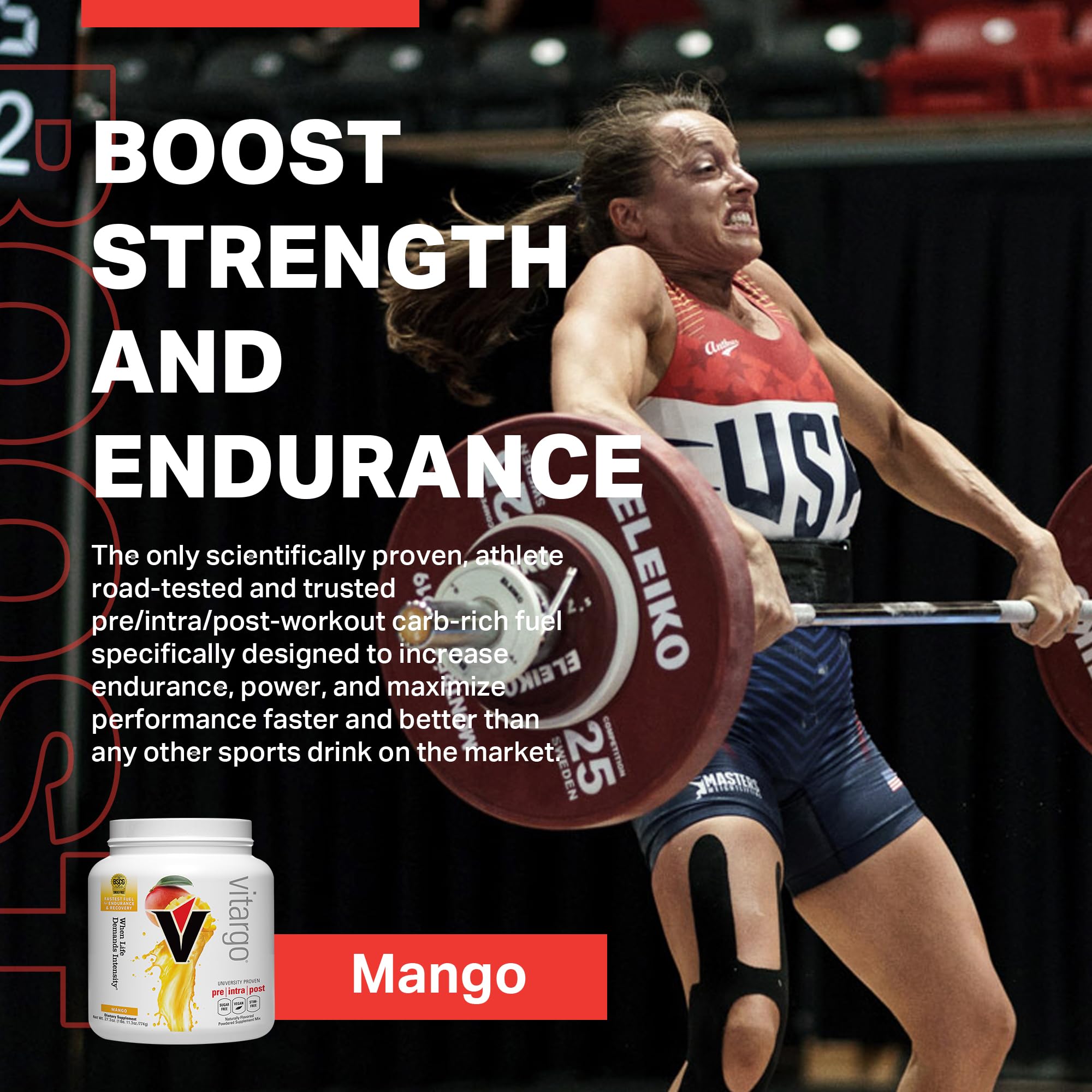 Vitargo cucharilla medidora, dosificación sencilla para plan de entrenamiento.
