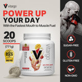 Vitargo envase sabor fruta facilita su uso diario en entrenamientos.