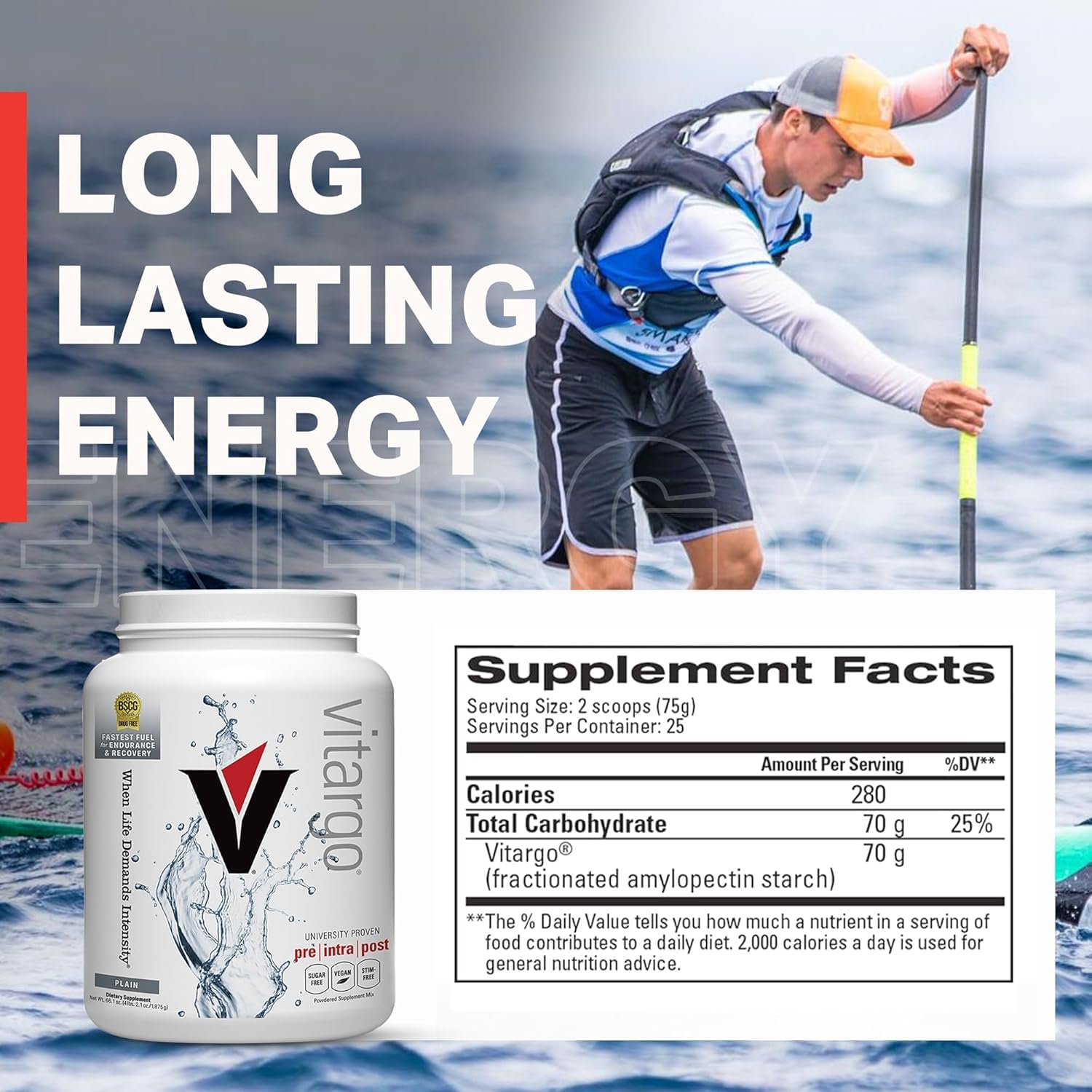 Vitargo: hecho en EE.UU. con control de calidad y seguridad.