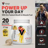 Vitargo en lata, envase práctico para almacenar y preparar durante sesiones.