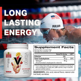 Vitargo uso entrenamiento sabor fruta para potenciar resistencia y rendimiento.