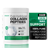 Vitasave Colágeno Péptidos en polvo, envase de 500 g para almacenamiento cómodo.