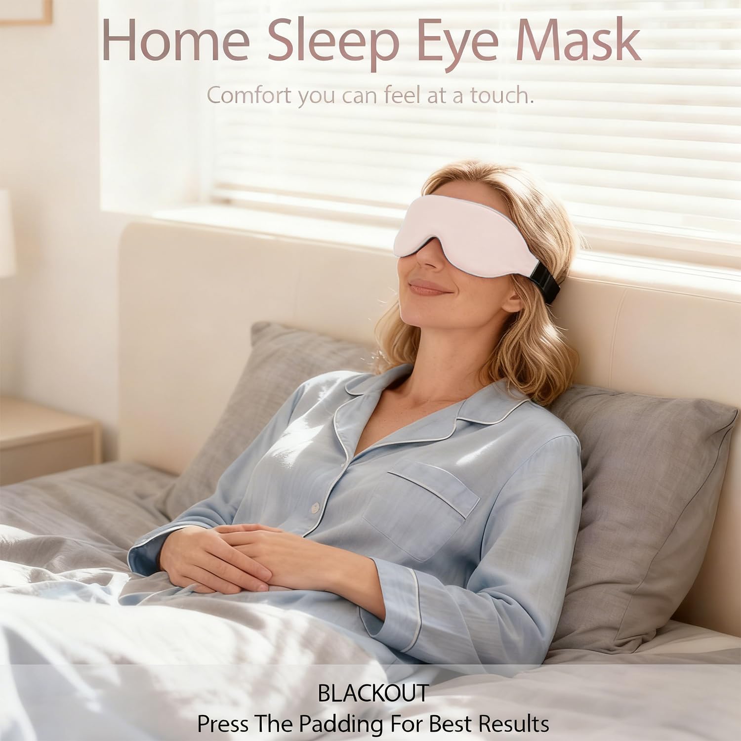 VITASERENA máscara para dormir con diseño ergonómico tridimensional
