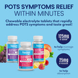 Vitassium FastChews: tabletas masticables Fruta Punch, sabor agradable y fácil de tomar.