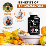 VitaUp Ashwagandha con pimienta negra mejora la absorción.