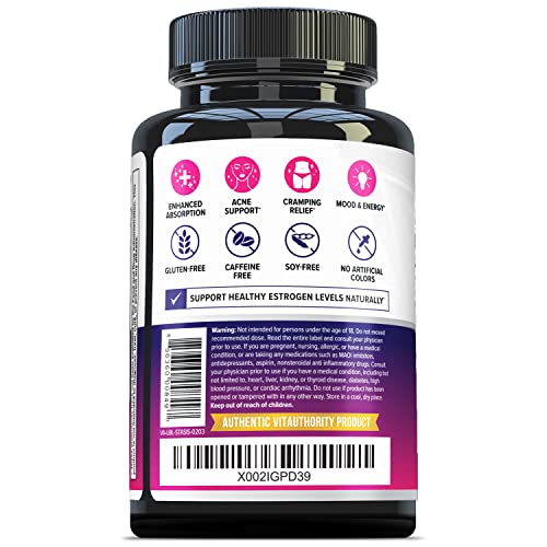 Vitauthority DIM Diindolilmetano, mejora de absorcion para apoyo hormonal.