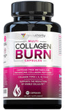 Vitauthority Multi Colágeno Burn: botella de cápsulas para piel hidratada y movilidad.