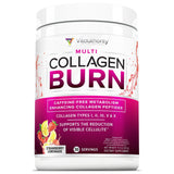 Vitauthority Multi Collagen botella-frambuesa-limón, ideal para ingesta diaria y cuidado de piel
