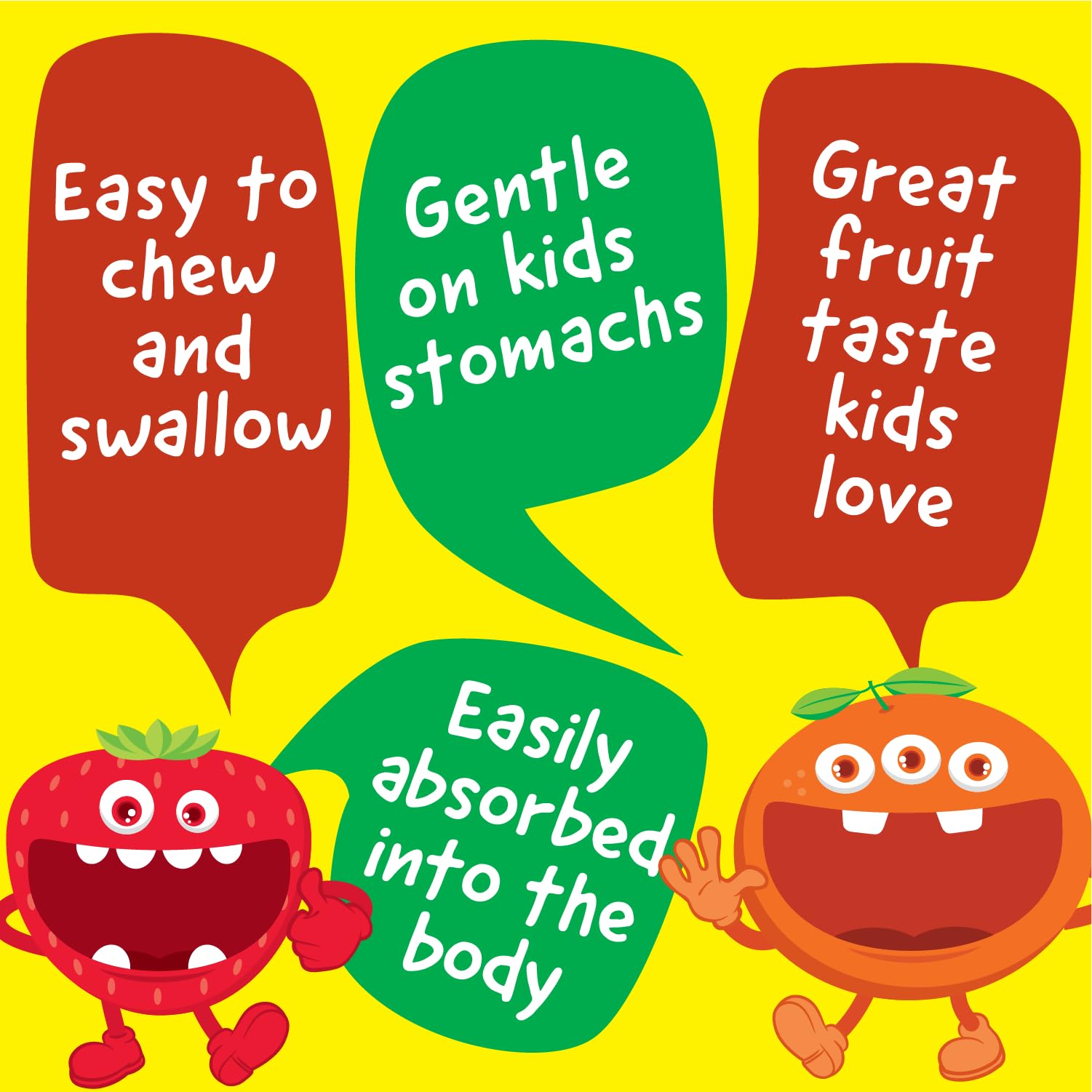 VitaWorks zinc infantil, textura masticable, sabor cereza para niños