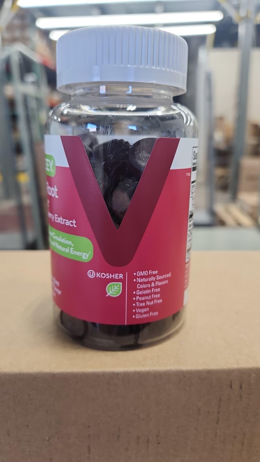 Gomitas Viteey Remolacha con cereza ácida, sabor intenso.