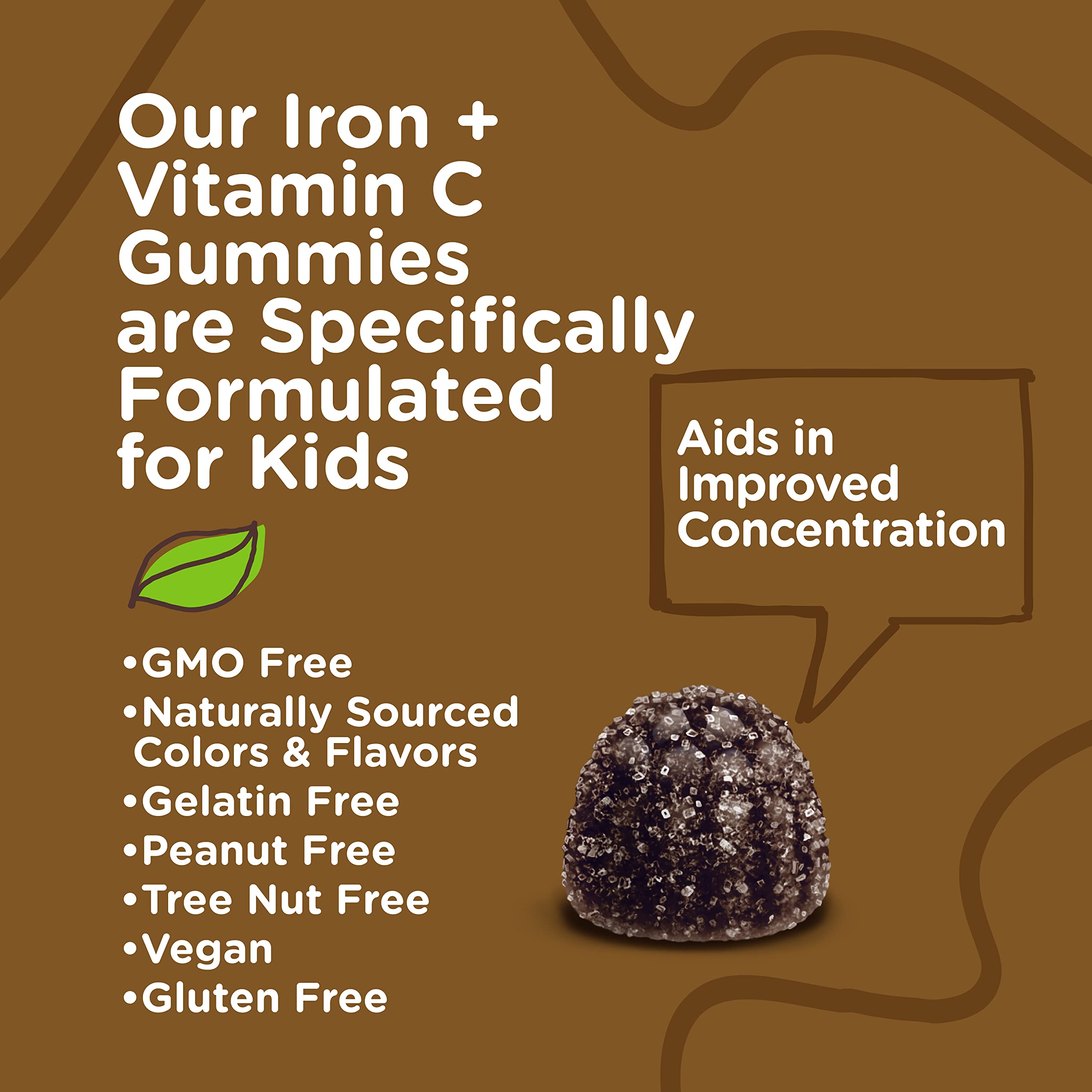 Ingredientes naturales en gomitas Viteey, opción vegetariana y libre de alérgenos