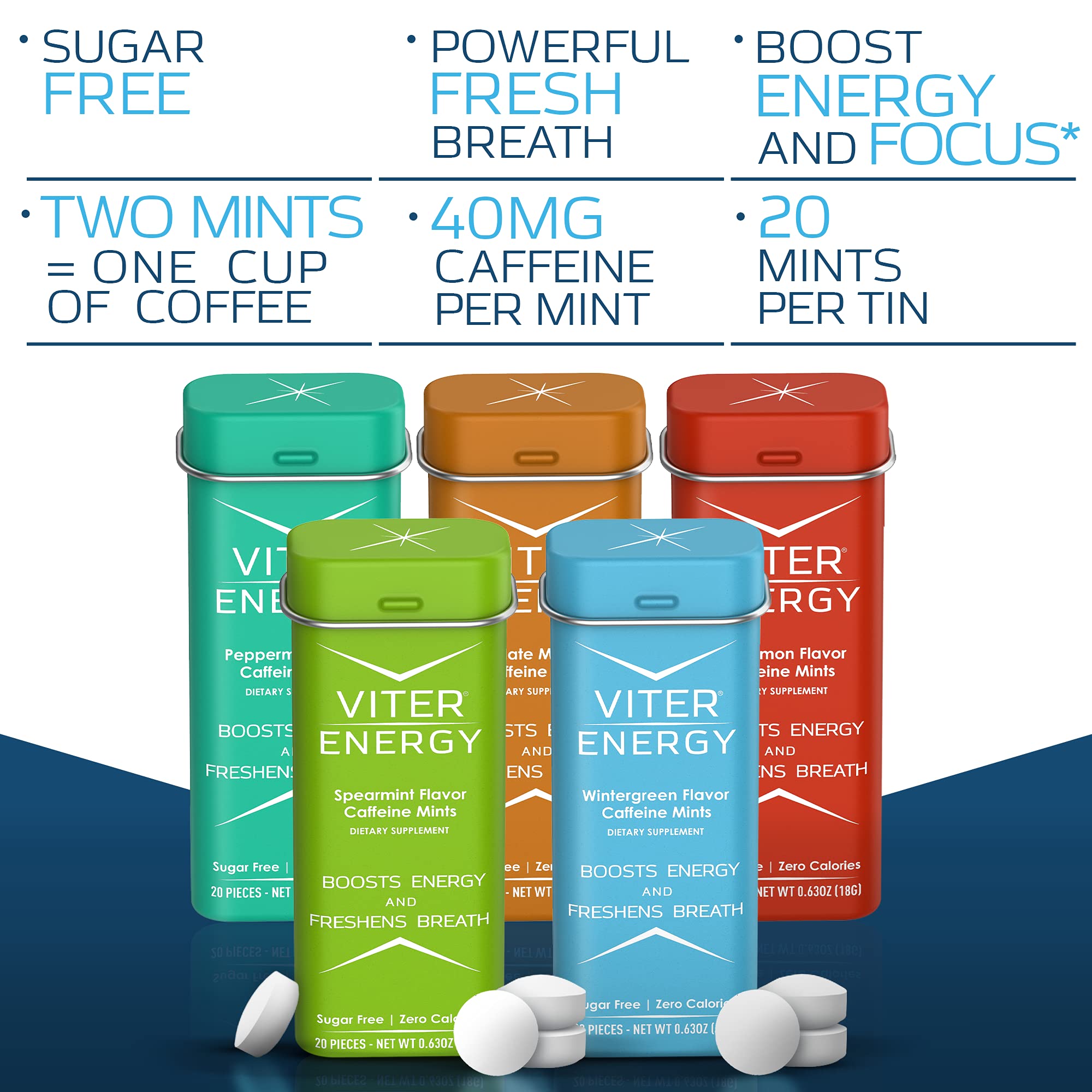 Viter Energy: variedad de sabores para despertar y mantener la concentración.
