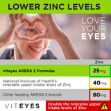 Viteyes AREDS 2: empaque frontal hecho en EEUU para calidad