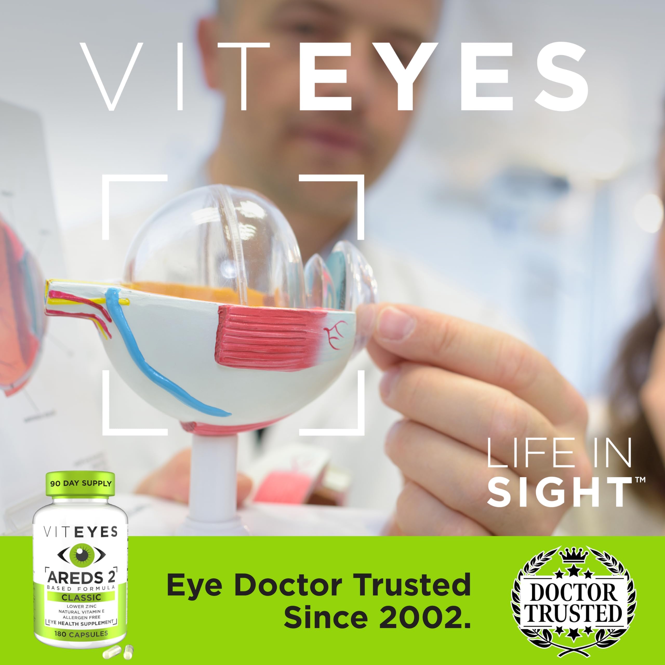 Viteyes AREDS 2: recomendados por médicos especializados en visión
