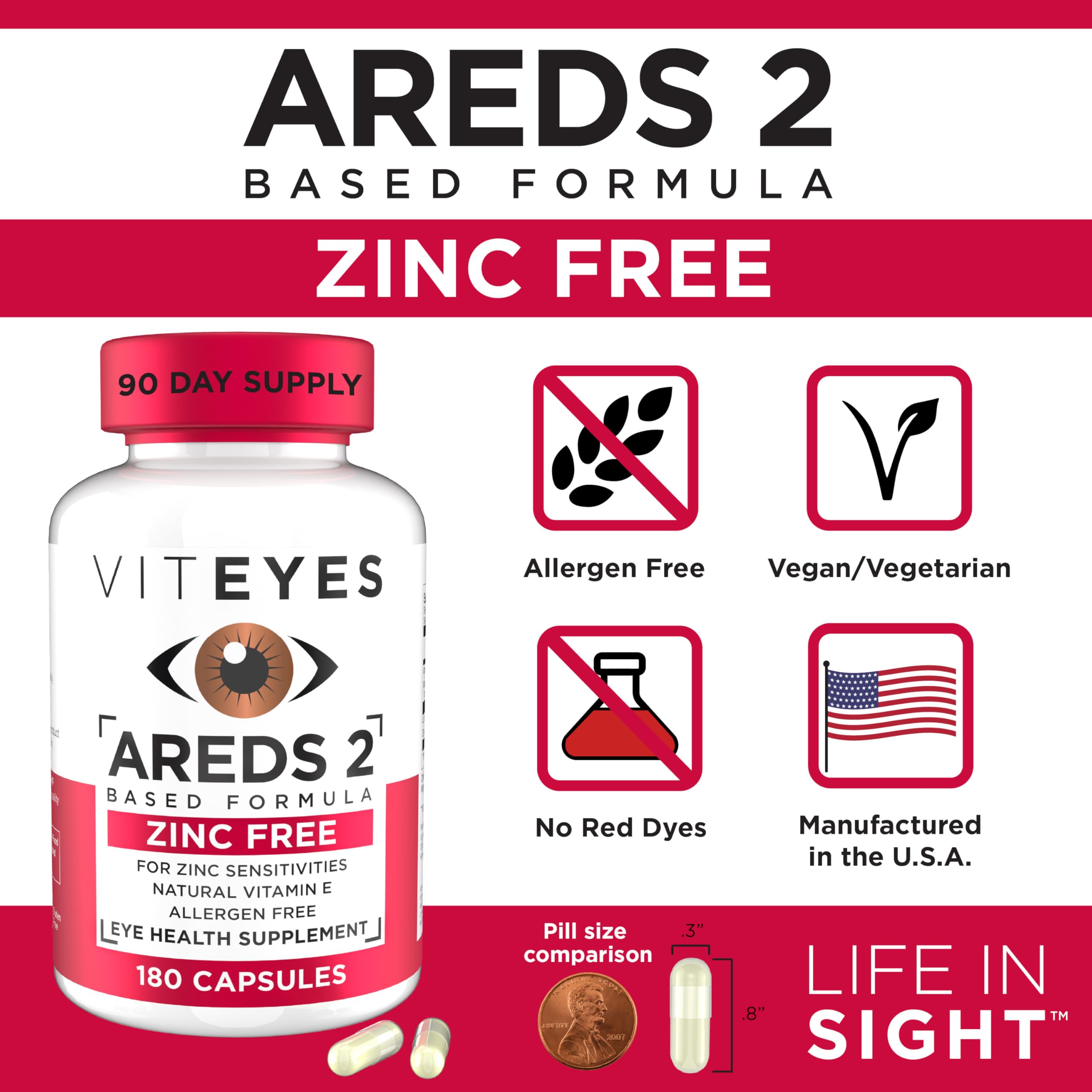 Viteyes dosis diaria: dos cápsulas para macula