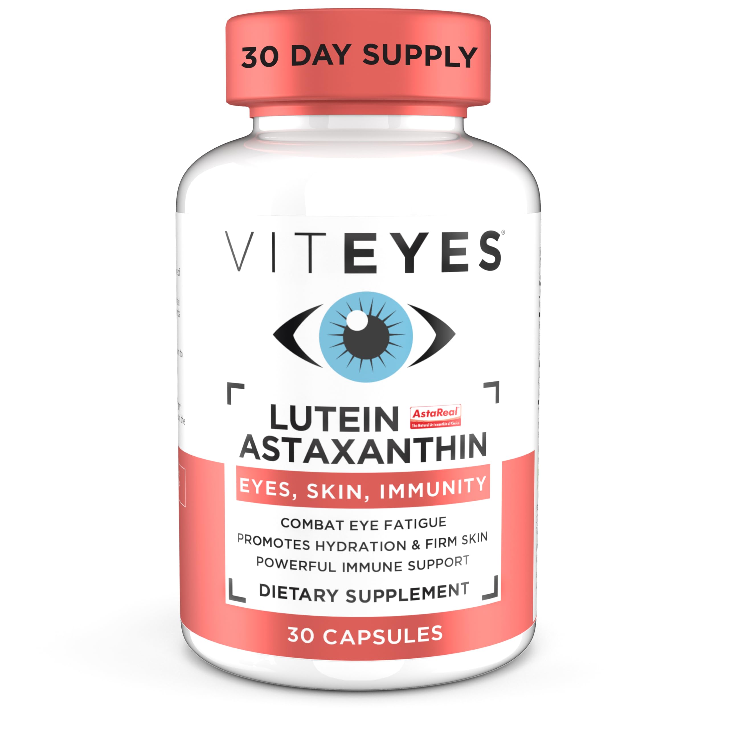Viteyes Luteína y Astaxantina: cápsulas para apoyo visual y claridad ocular.