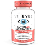 Viteyes Luteína y Astaxantina: cápsulas para apoyo visual y claridad ocular.