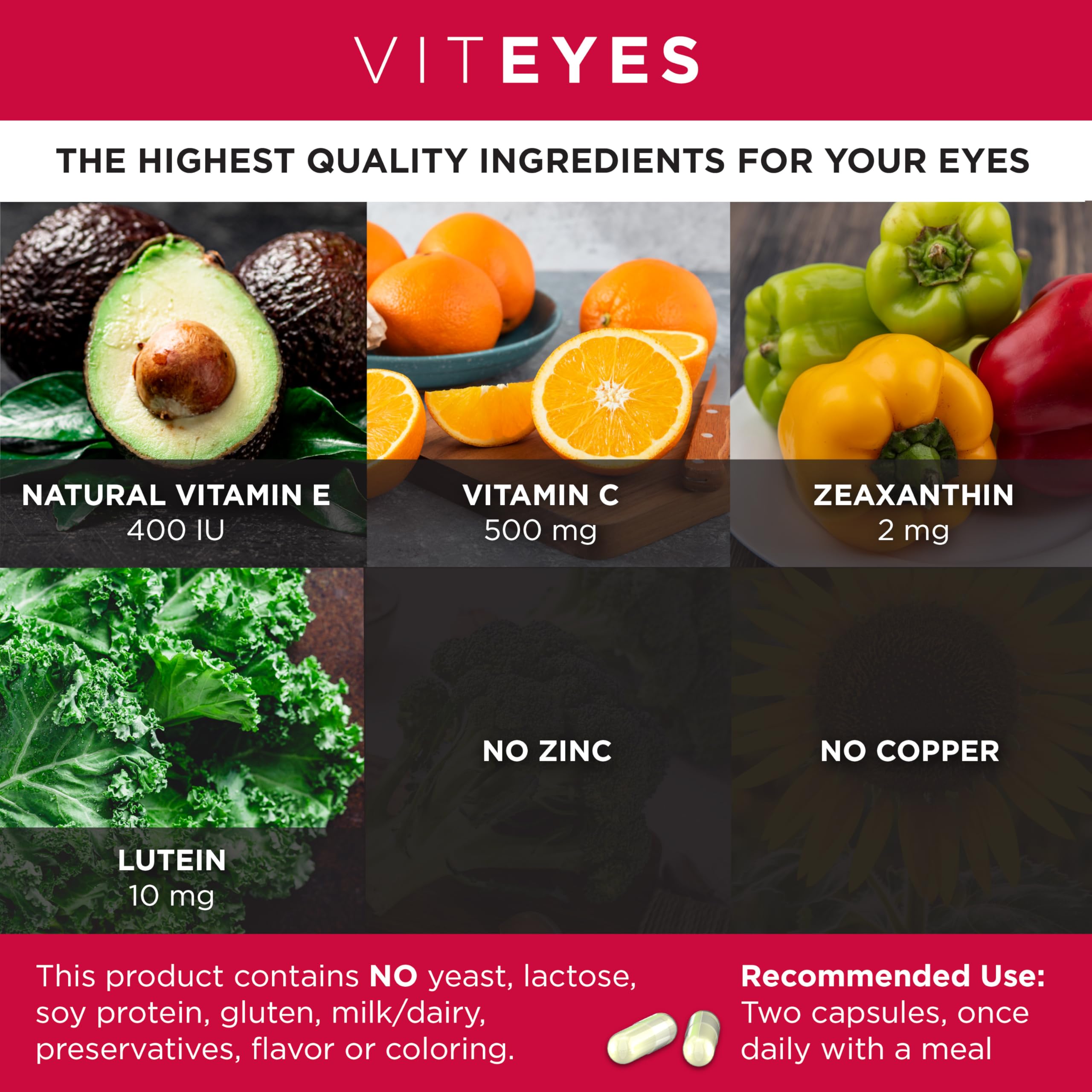 Viteyes luteína y zeaxantina: apoyo para la mácula