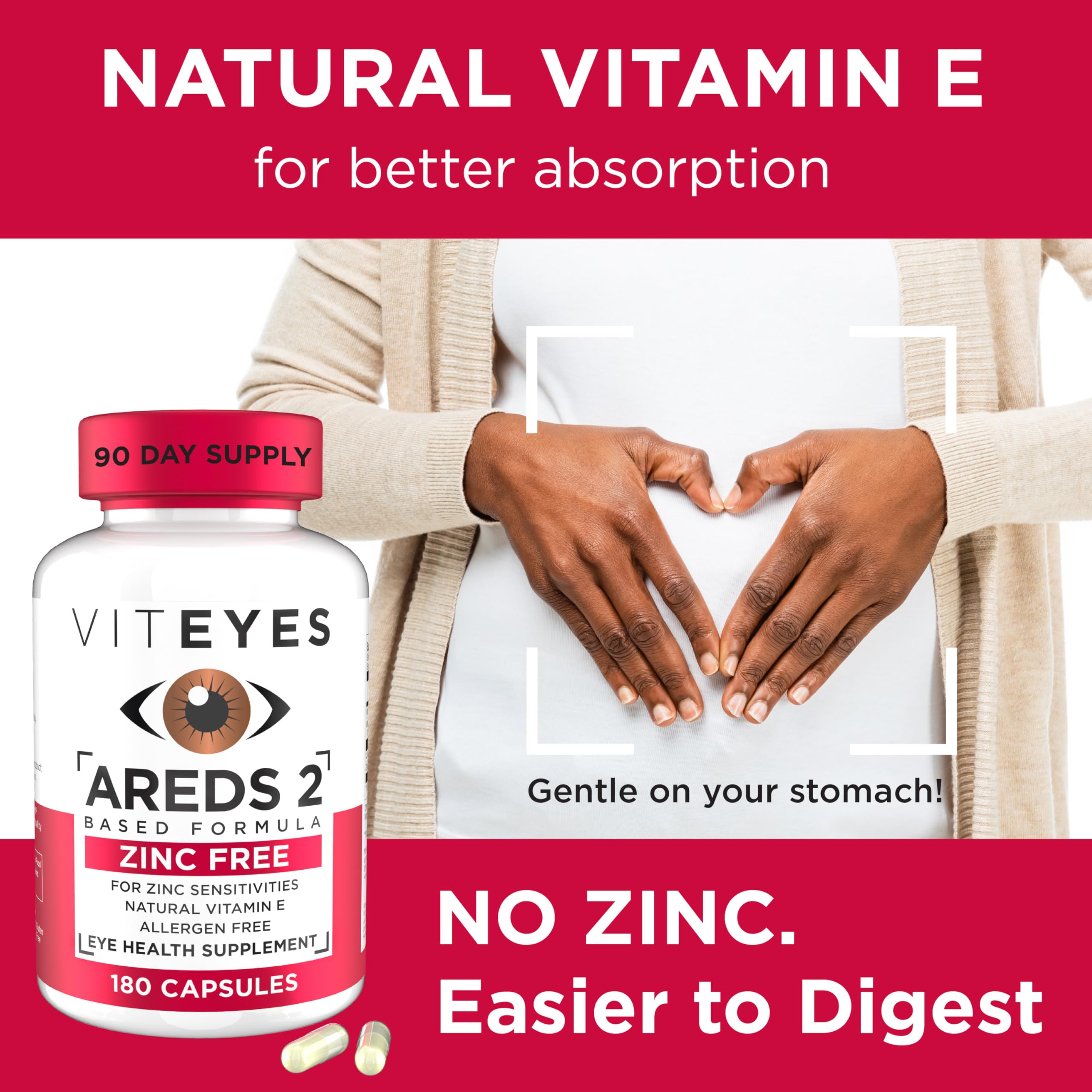 Viteyes sin cobre: fórmula sin zinc para sensibilidades