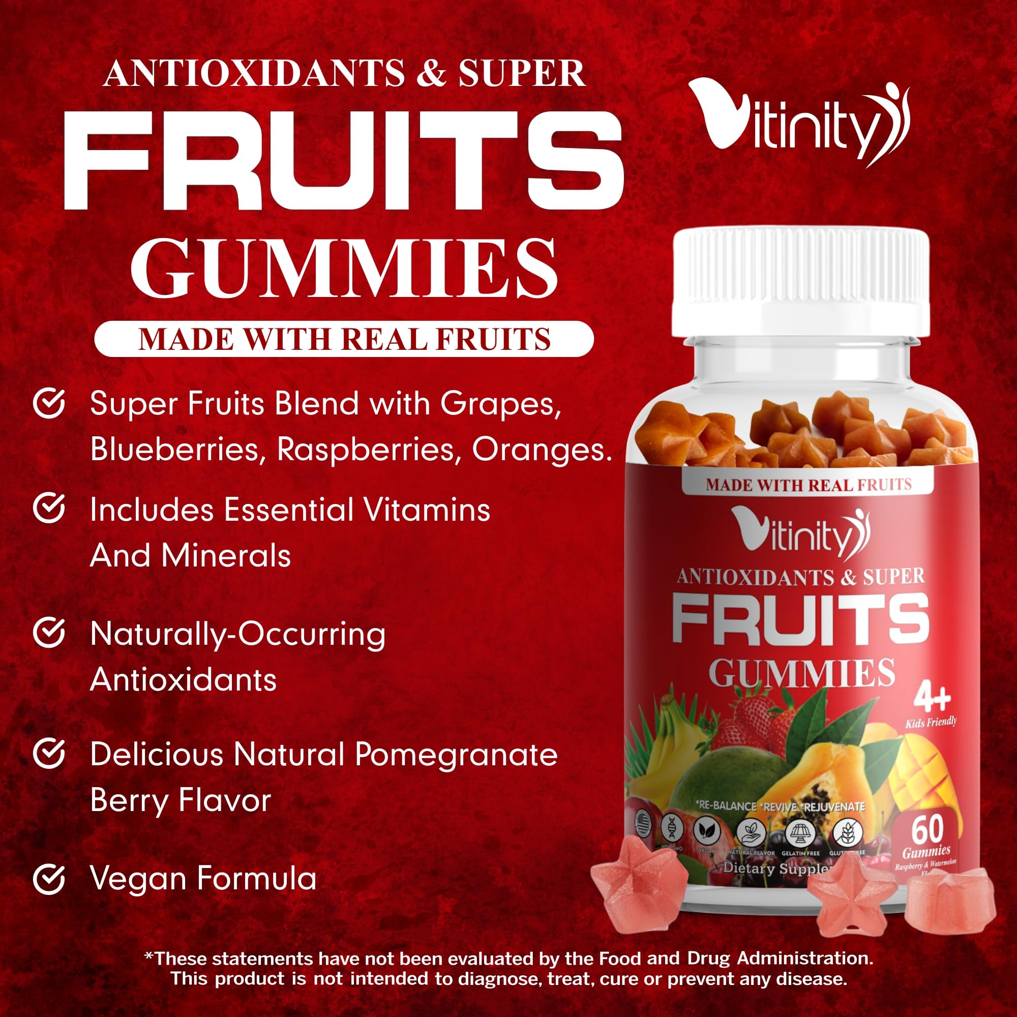 Producto VITINITY hecho en EE. UU. con control de calidad