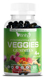 Vitinity Supergreens gominolas: paquete frontal para energía diaria.