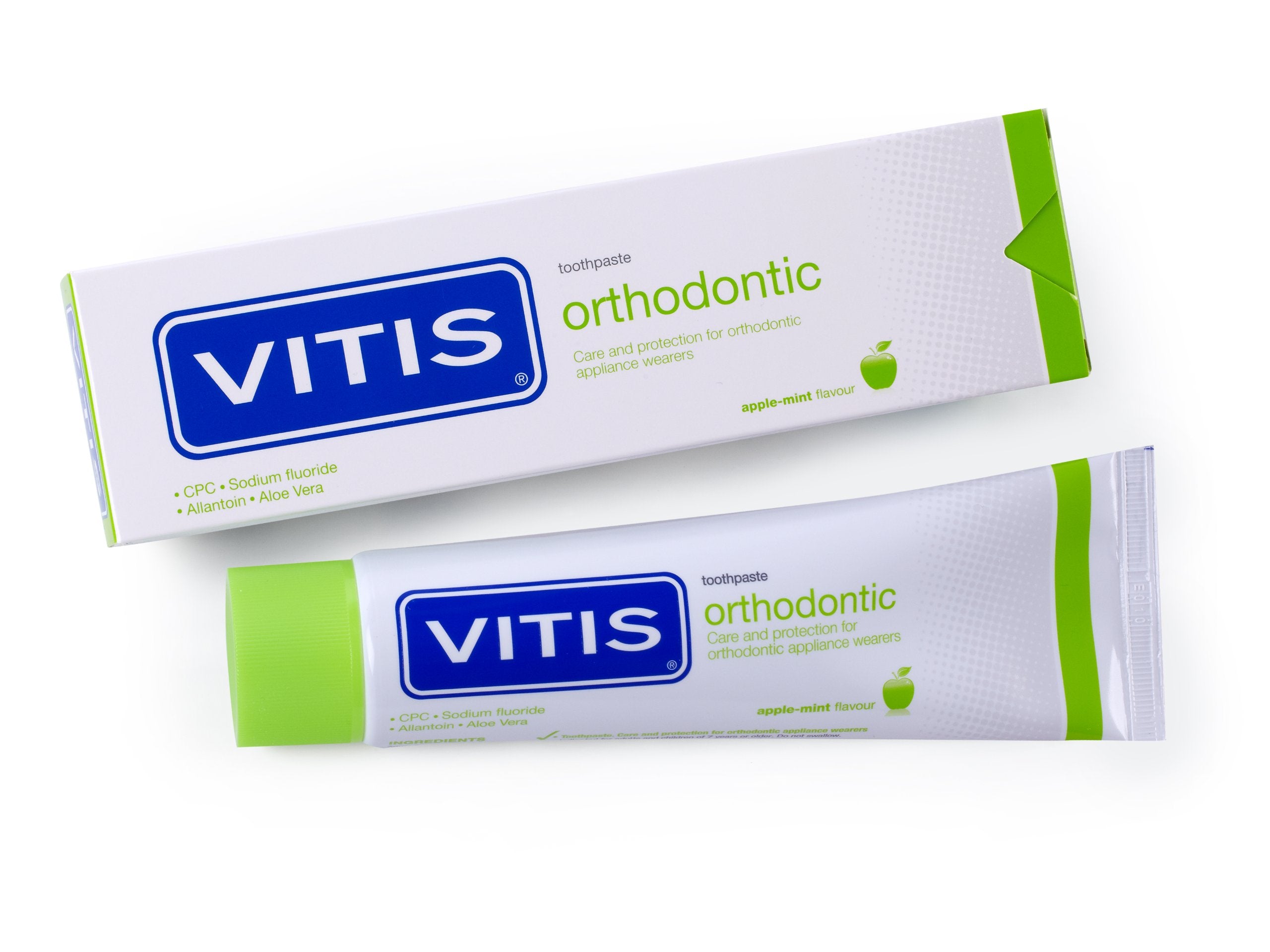 Vitis pasta ortodóntica 100 ml lista para el cepillado diario