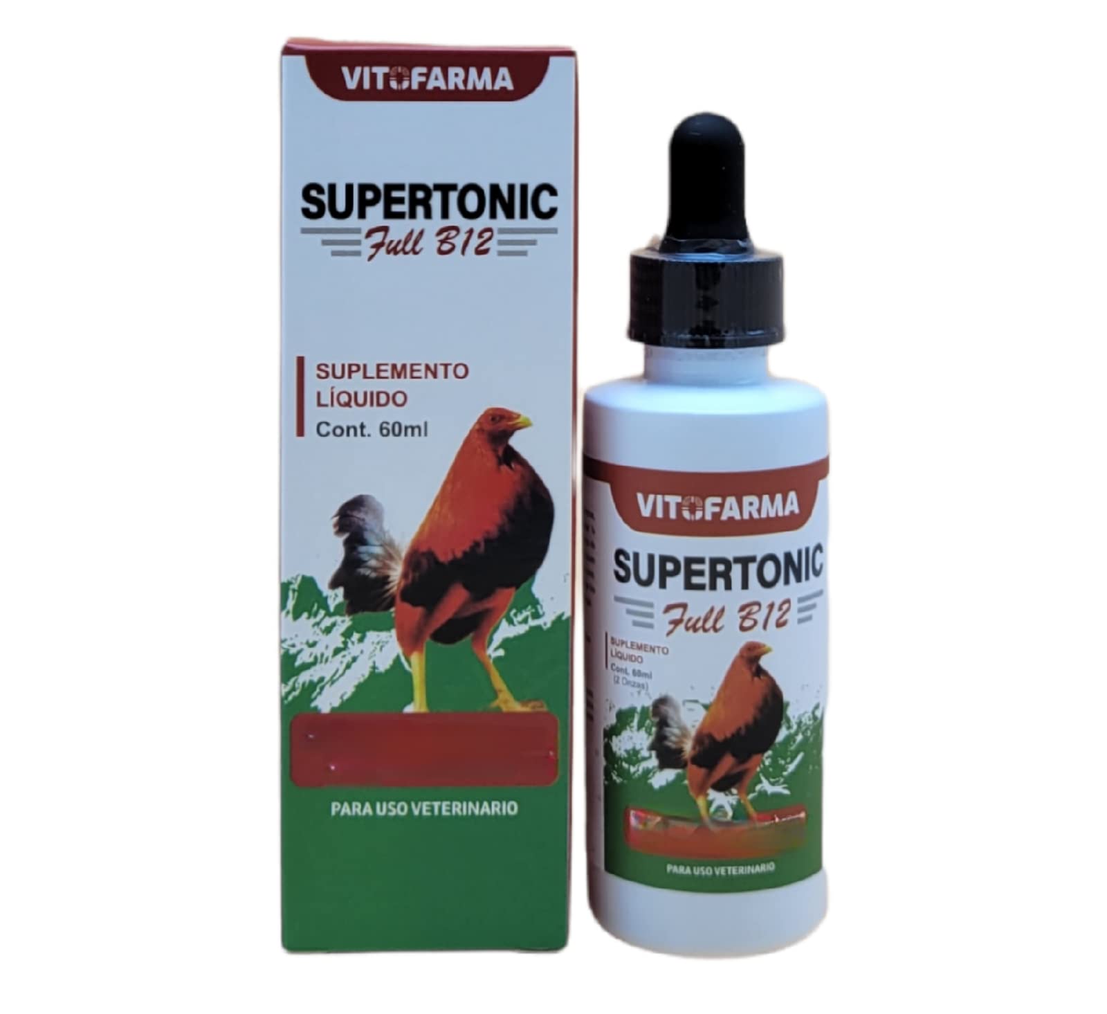 VITOFARMA Suplemento para gallos, apoya el apetito y crecimiento saludable.