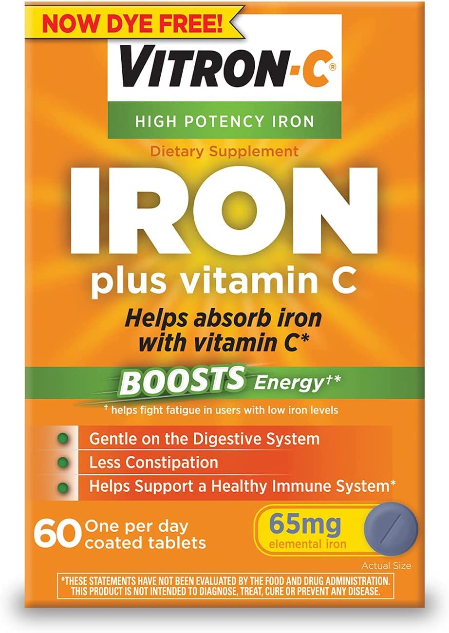Vitron-C suplemento con vitamina C para apoyo inmunológico.