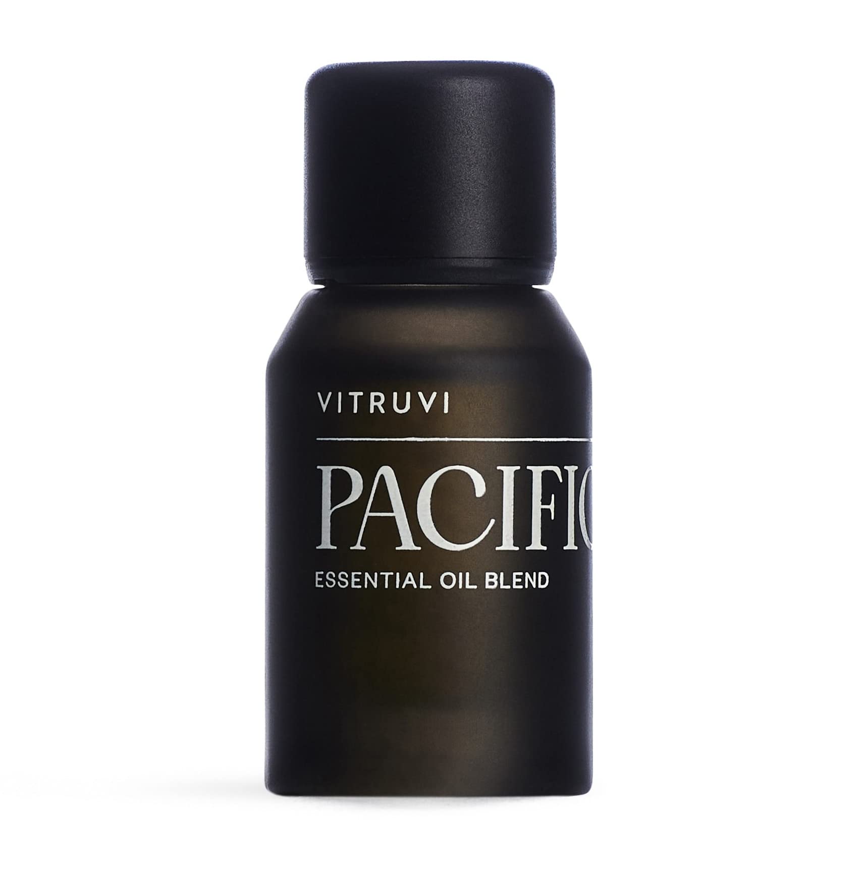 Vitruvi Pacific Balance: botella de aceites lista para difusor y aromatización.
