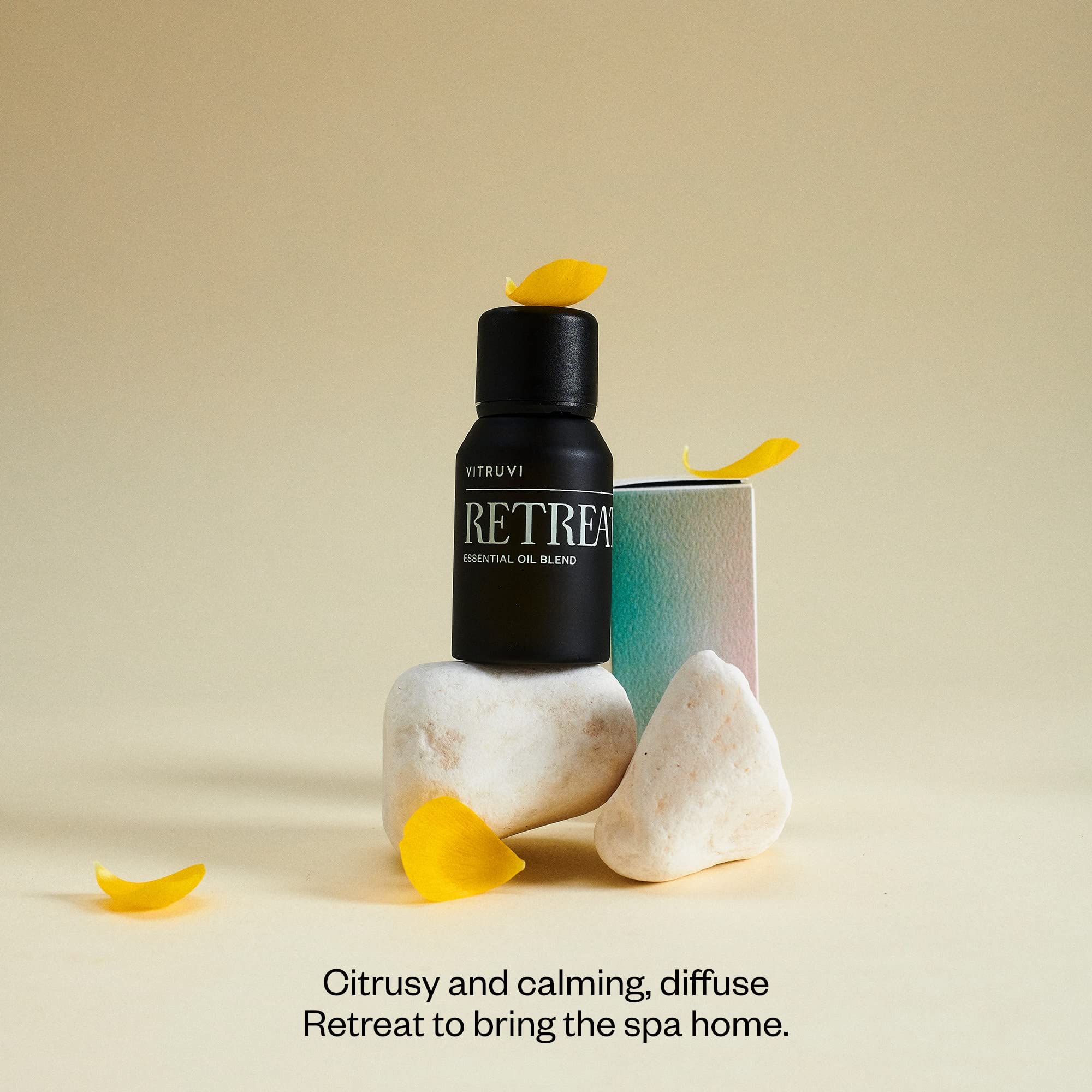 Vitruvi Retreat: aroma spa con notas de palma rosa y pomelo.