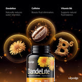 Capsulas diuréticas Vityedge para consumo diario.