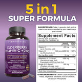 Viva Naturals cápsulas con zinc y jengibre para soporte antioxidante