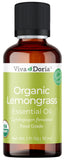 Viva Doria Lemongrass frasco ámbar para aromaterapia y ambientación fresca
