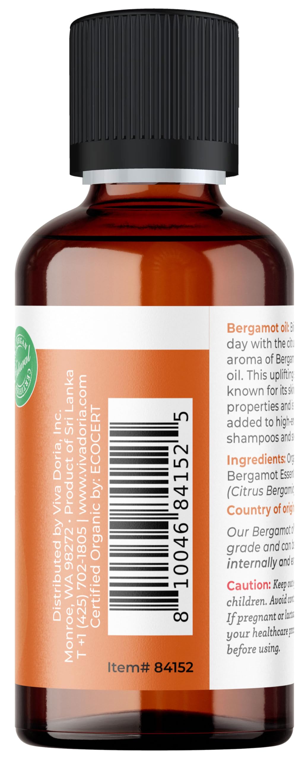 Viva Doria Bergamot Aroma-puro para perfumar ambientes