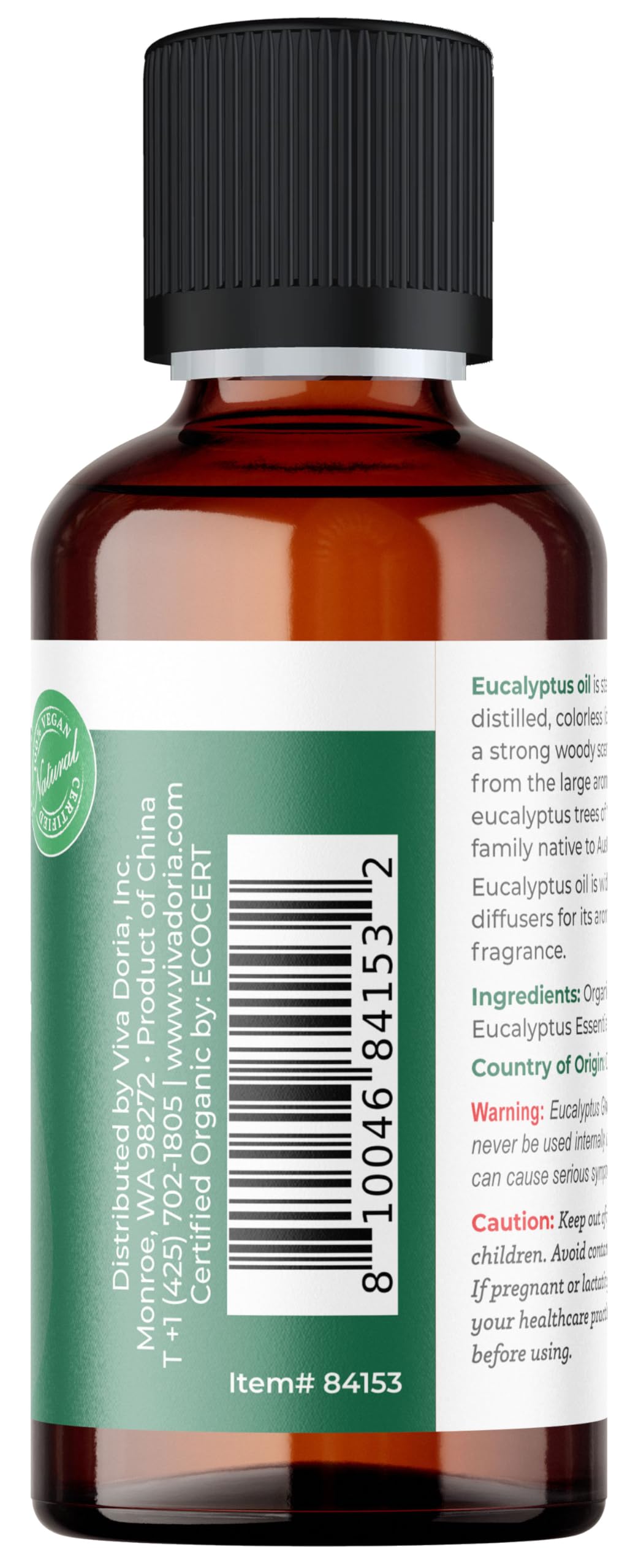 Viva Doria Eucalipto para aromaterapia, alivio sensorial y enfoque renovado