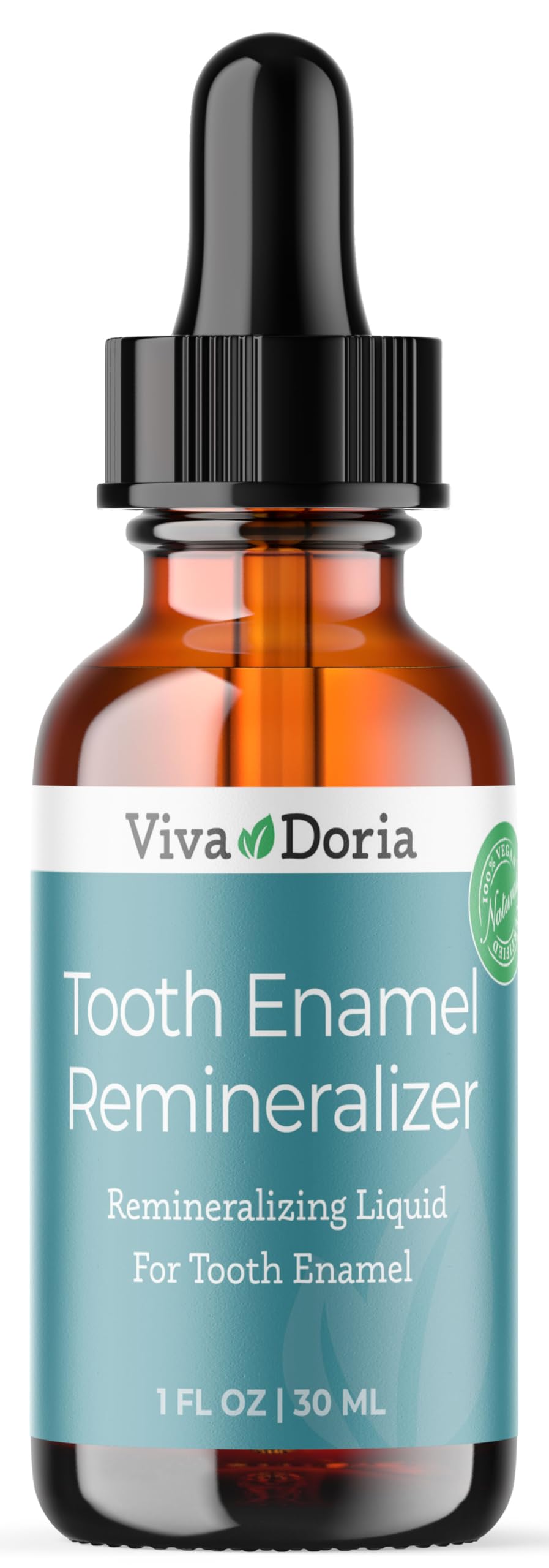 Viva Doria líquido remineralizante para esmalte dental, protege el esmalte y cuida las encías