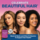 Viva Naturals Biotina 5000mcg tabletas cápsulas fáciles de tragar