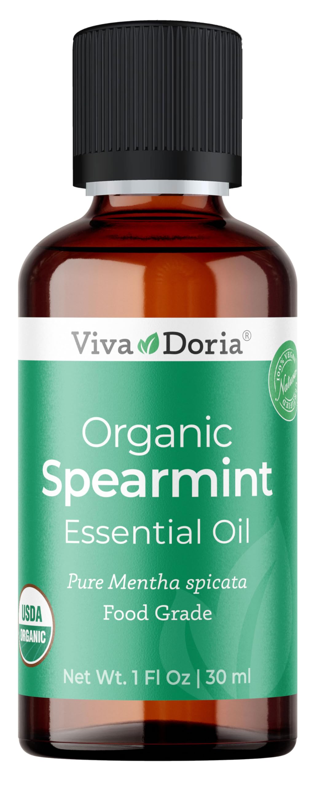 Viva Doria Aceite Esencial Hierbabuena en envase de cristal para aromaterapia suave