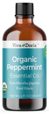 Viva Doria Aceite de Menta Piperita en botella ámbar para conservar pureza y aroma.