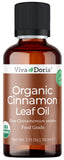 Viva Doria canela hoja: aceite en botella de vidrio con cierre seguro para aromaterapia diaria.