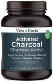 Viva Doria carbón activado Virgen polvo negro para purificación y belleza