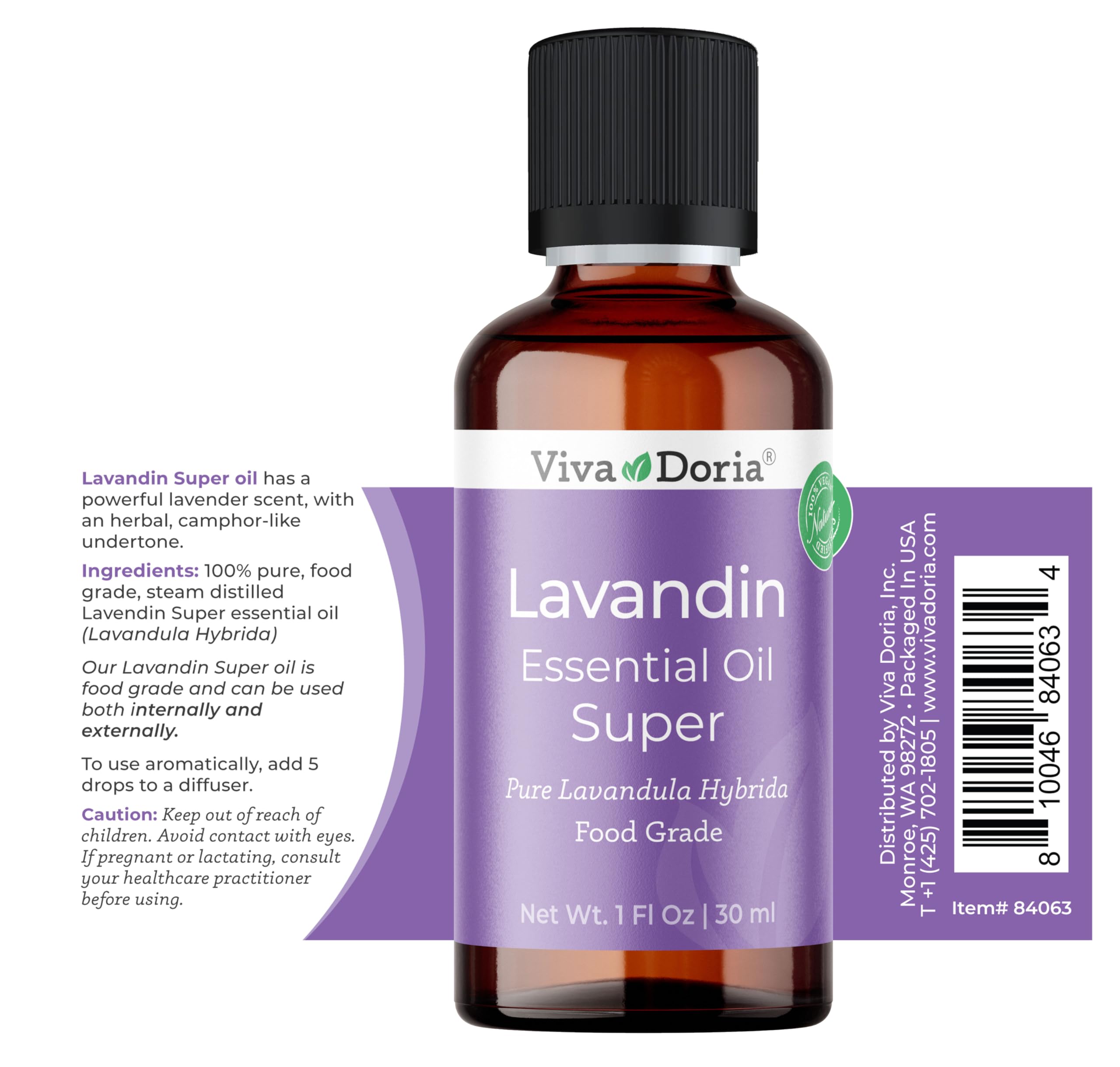 Viva Doria Lavandín, gotas de aceite esencial para uso en difusor