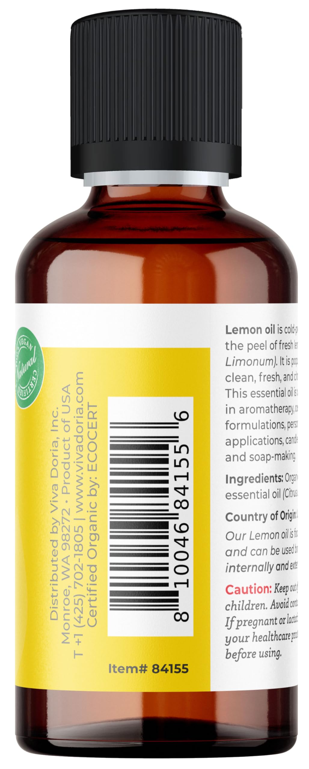 Viva Doria Limon Aroma Puro, ideal para ambientar espacios con notas cítricas.