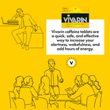 Vivarin envase compacto, ideal para llevar en bolso o mochila.