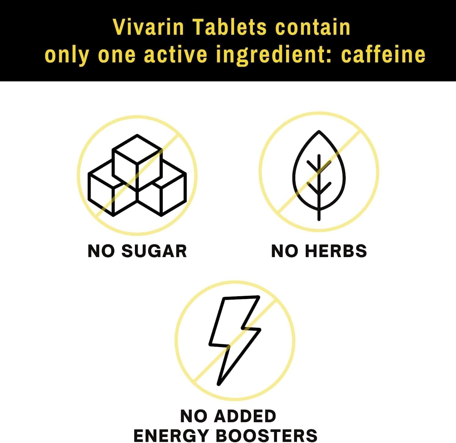 Vivarin pack de 6 tabletas, opción ahorro y conveniencia.
