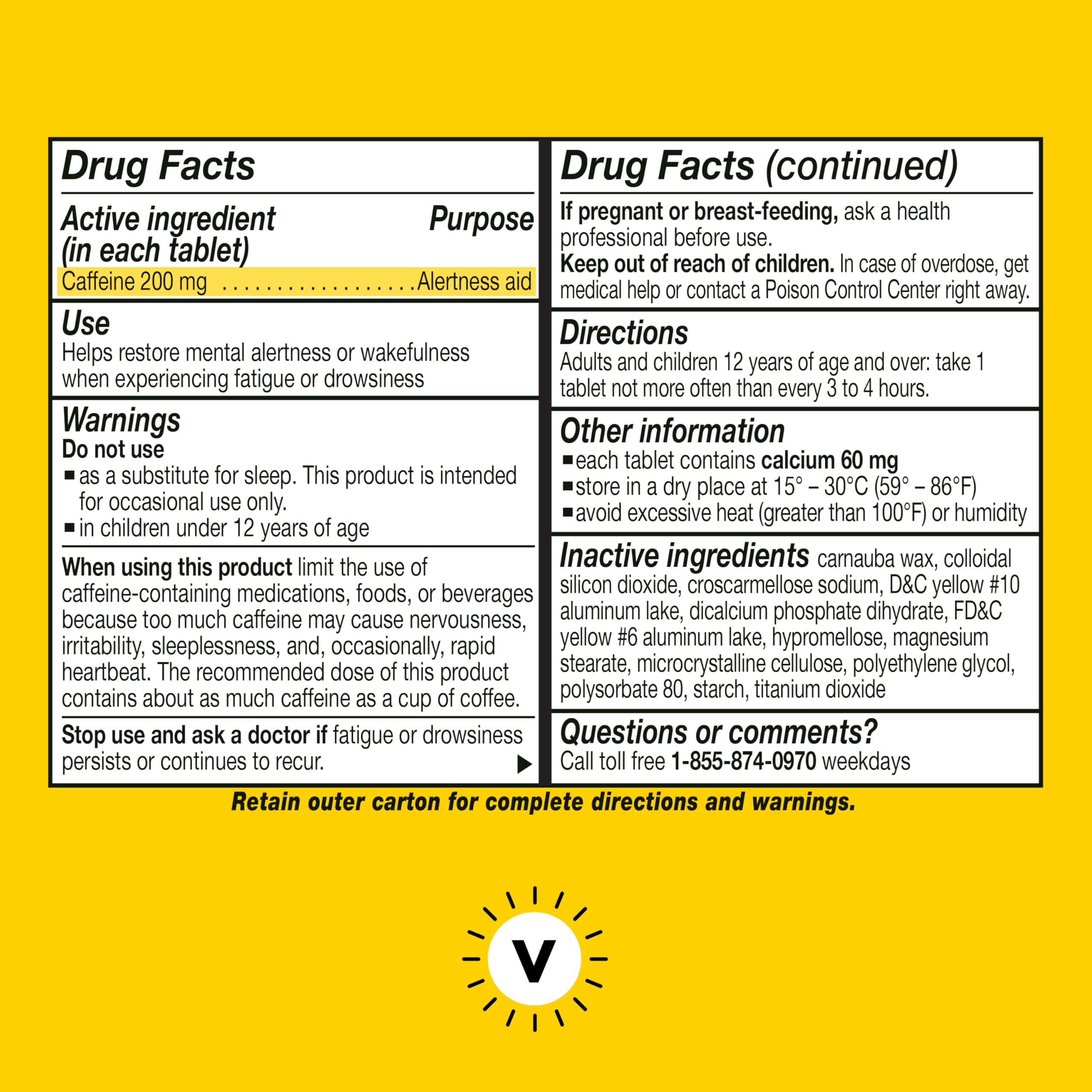 Vivarin packaging minimalista, sin calorías ni azúcares añadidos.