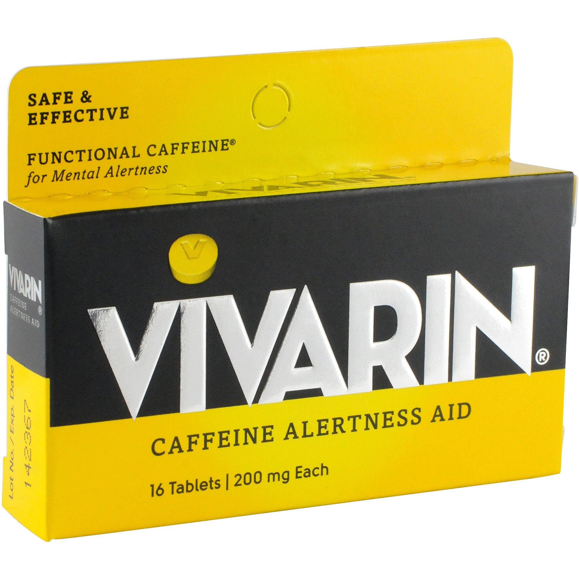 Vivarin tableta cafeina 200mg: energia sin azucar para vigilia