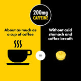 Vivarin: tableta de cafeína de 200 mg para mantener la atención.